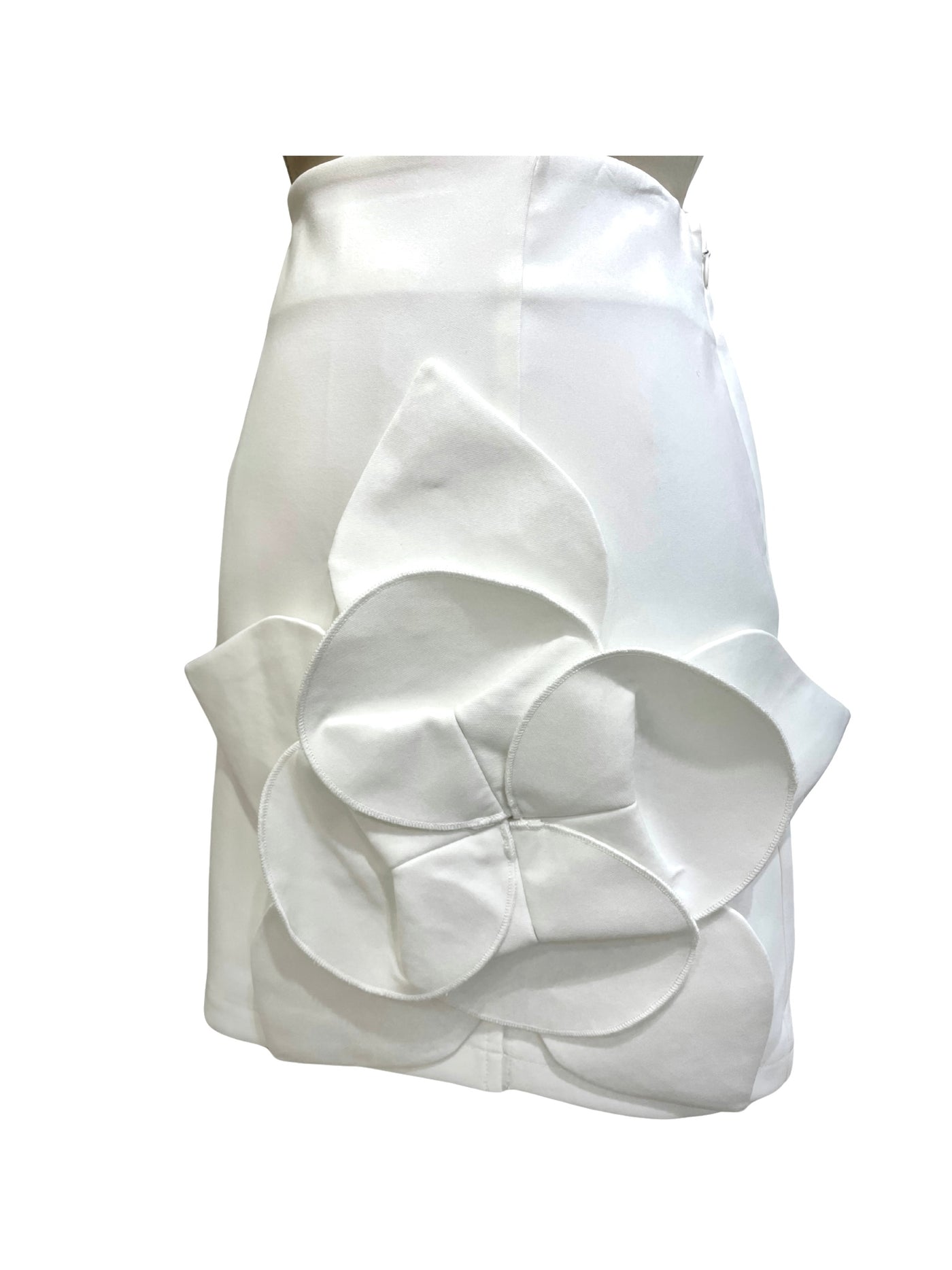 Falda Blanca Flor de Verano