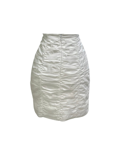 Falda Blanca Onda Ligera