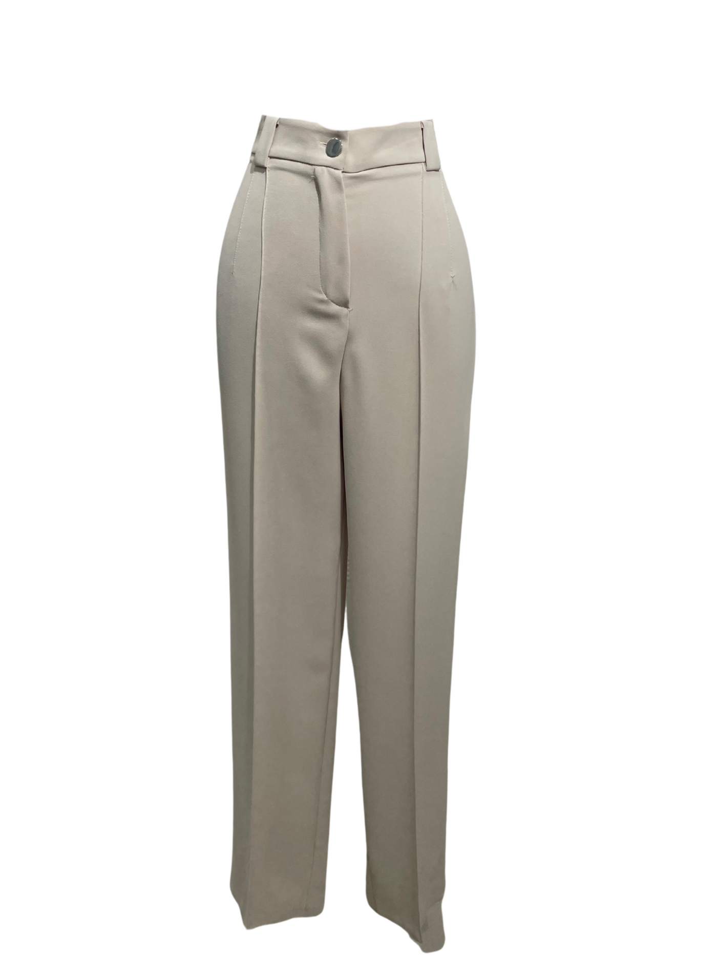 Pantalón beige claro Lino Sereno