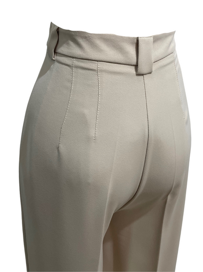 Pantalón beige claro Lino Sereno