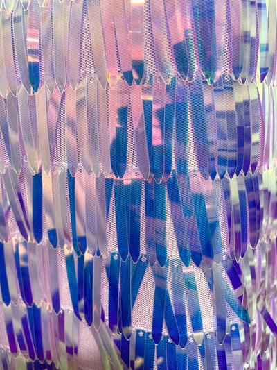 Blusa de lentejuelas rosada Brillo Sutil