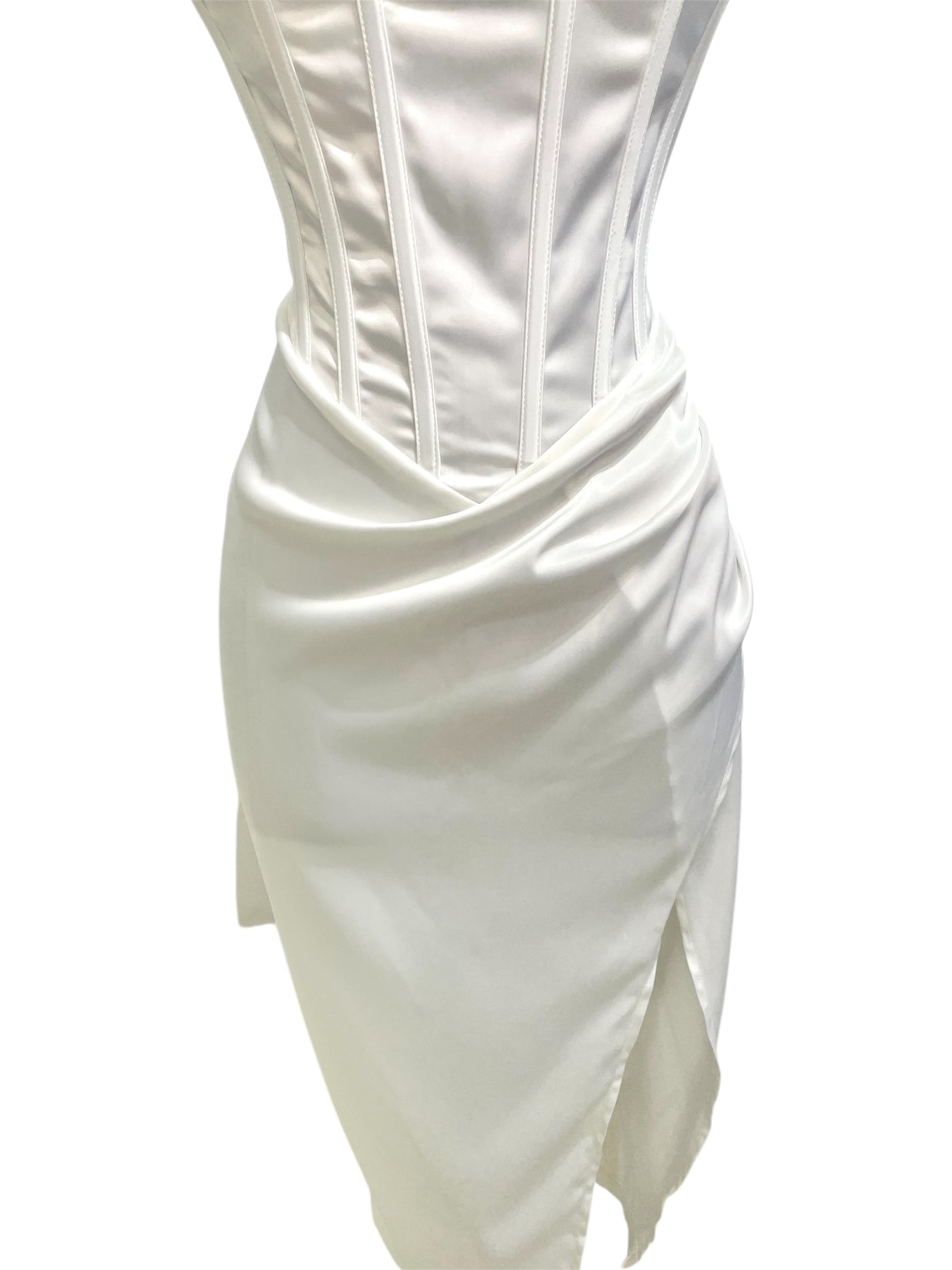 Vestido Noche de Seda Brillante