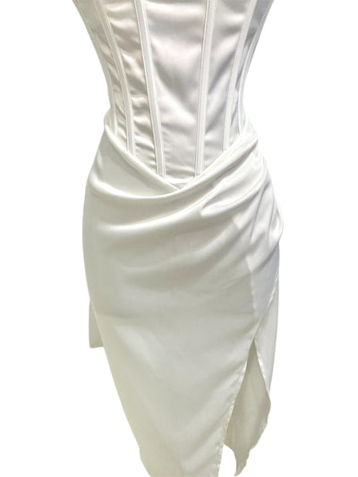 Vestido Noche de Seda Brillante