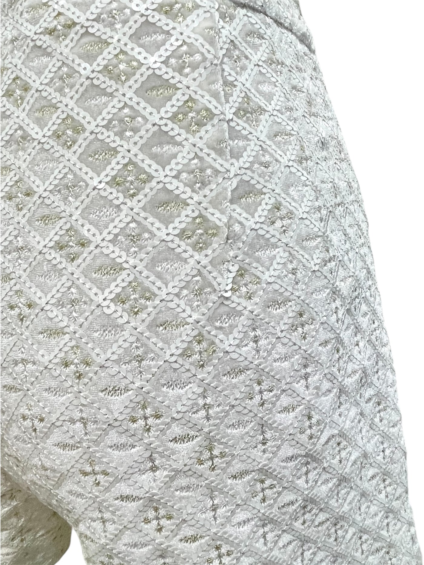 SET TOP Y SHORT BLANCO VERANO DORADO