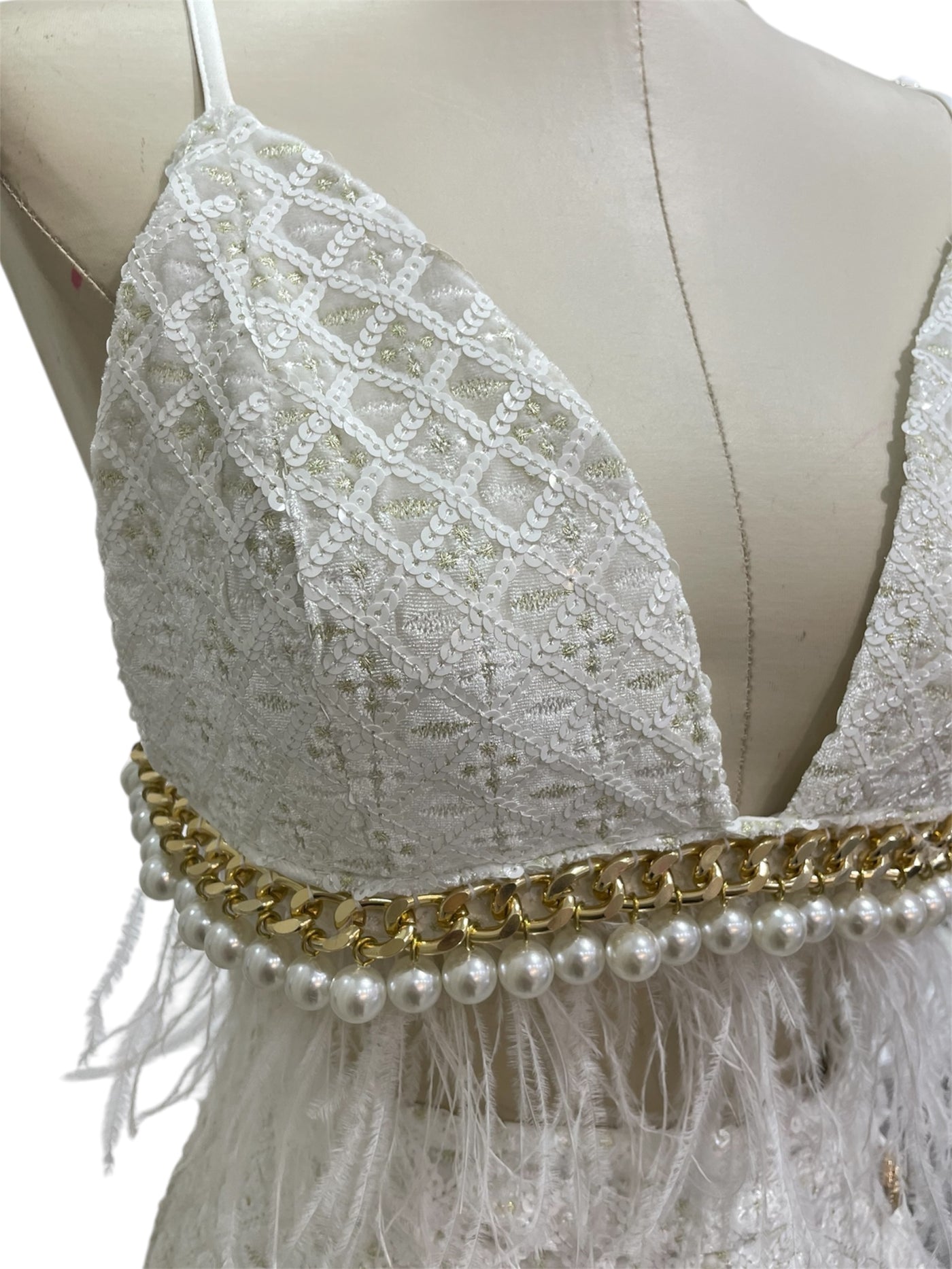 SET TOP Y SHORT BLANCO VERANO DORADO