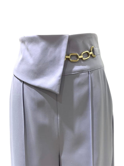 Pantalón Lila Dorado de Lino
