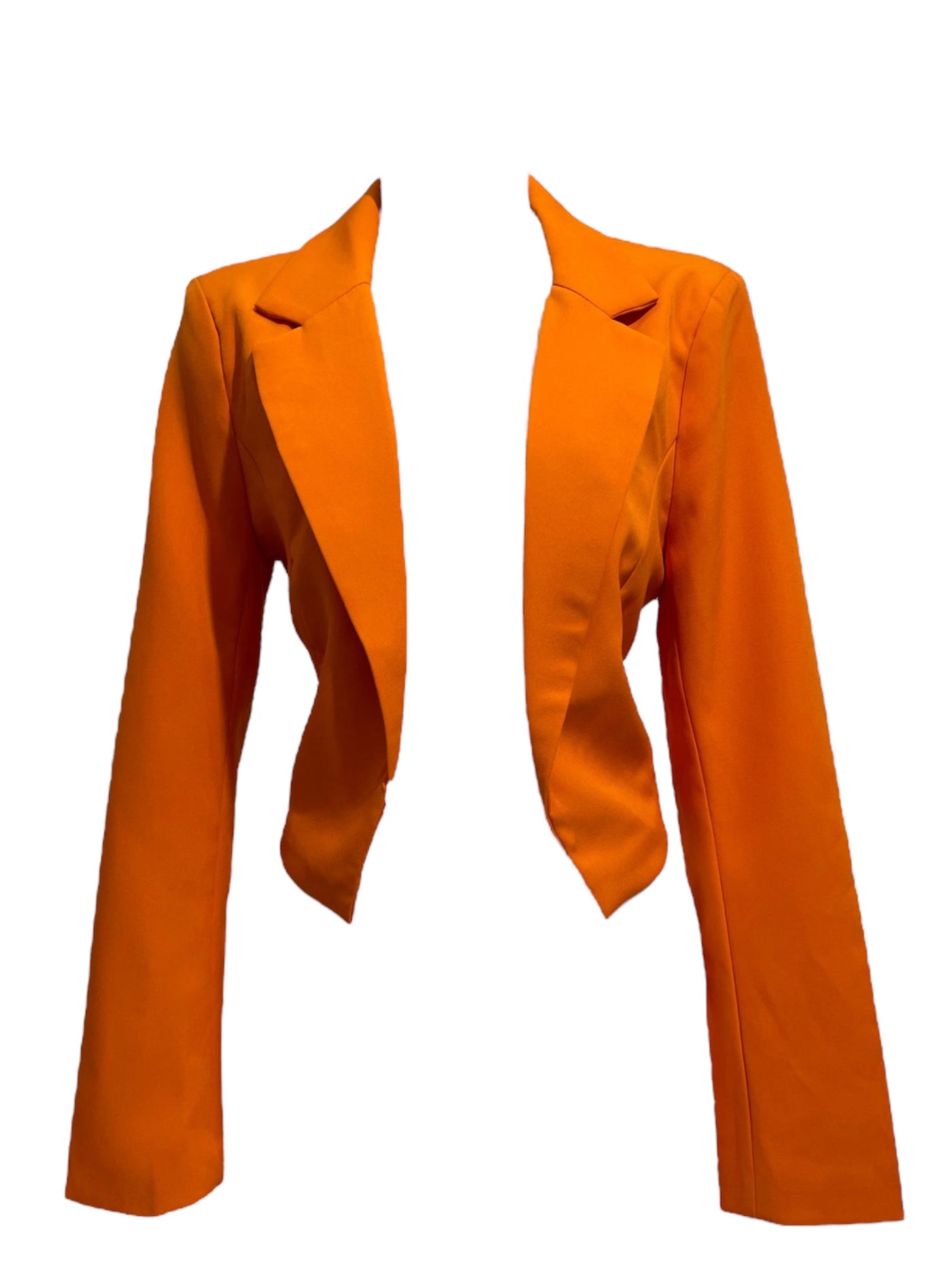 Blazer corto naranja