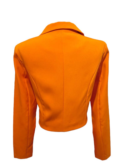 Blazer corto naranja