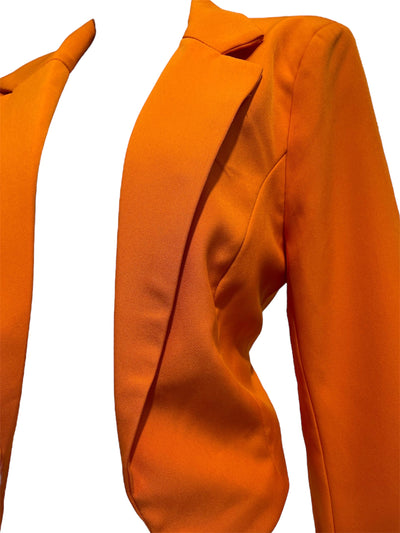 Blazer corto naranja