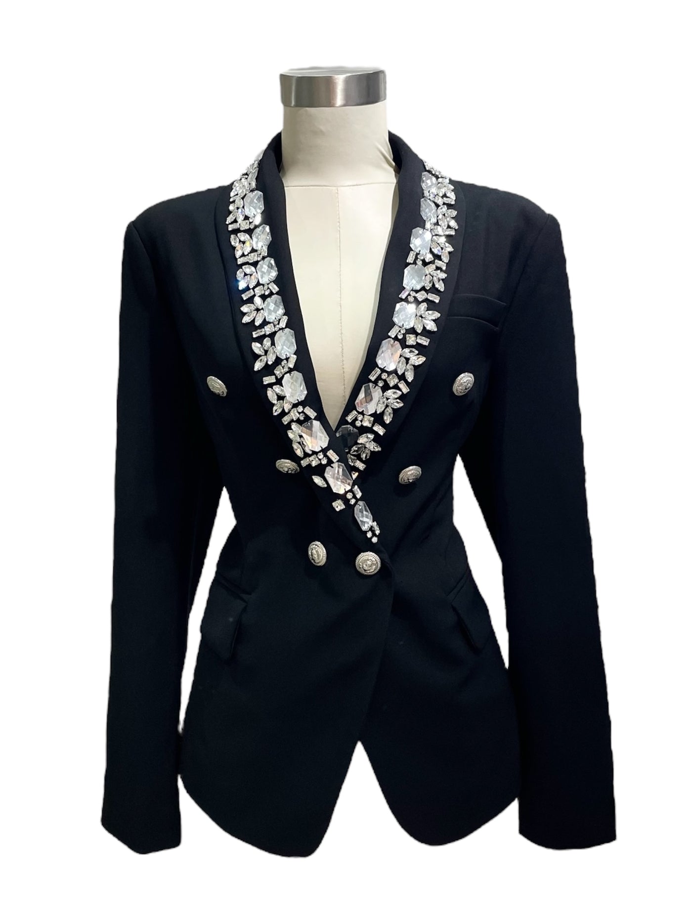Blazer Negro Noche de Plata