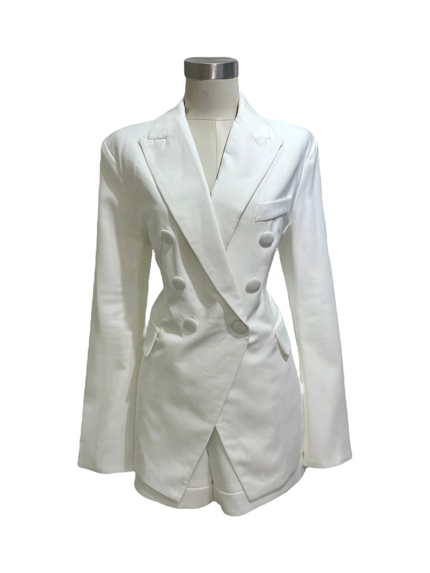 Blazer Blanco Elegancia Versáti