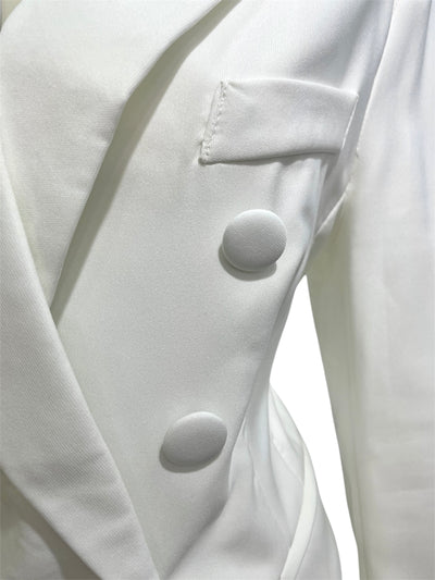Blazer Blanco Elegancia Versáti