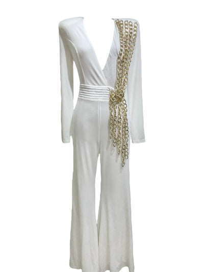 Braga blanca larga Elegancia Encadena