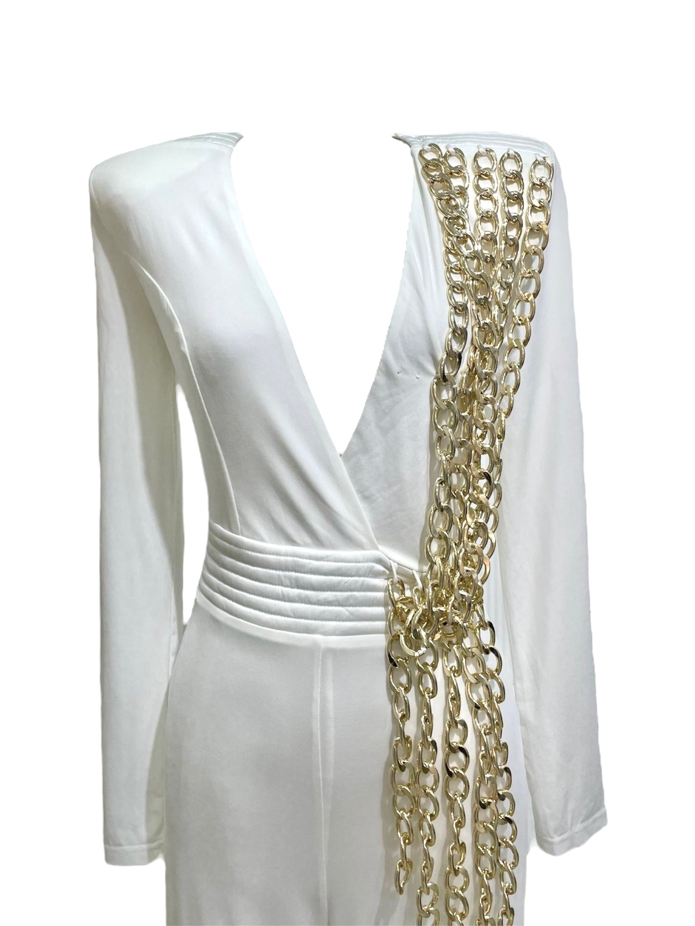 Braga blanca larga Elegancia Encadena