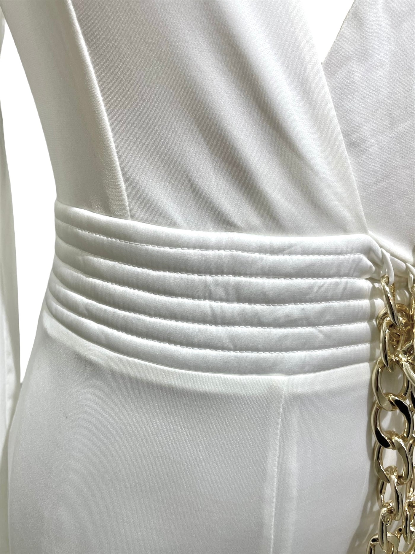 Braga blanca larga Elegancia Encadena