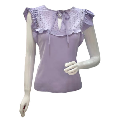 Blusa morada Romance Sutil