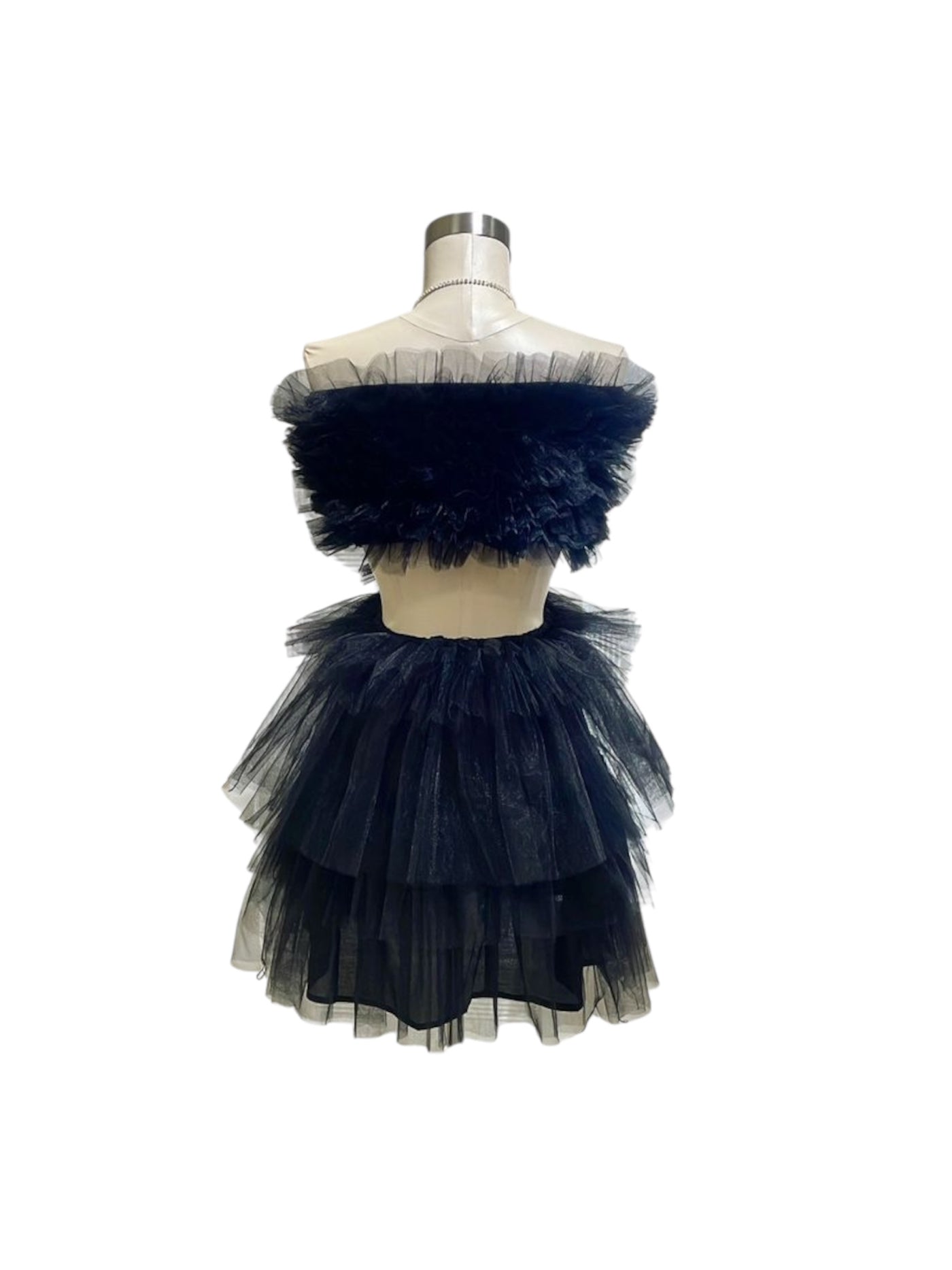 Vestido Negro Misterio de Tul