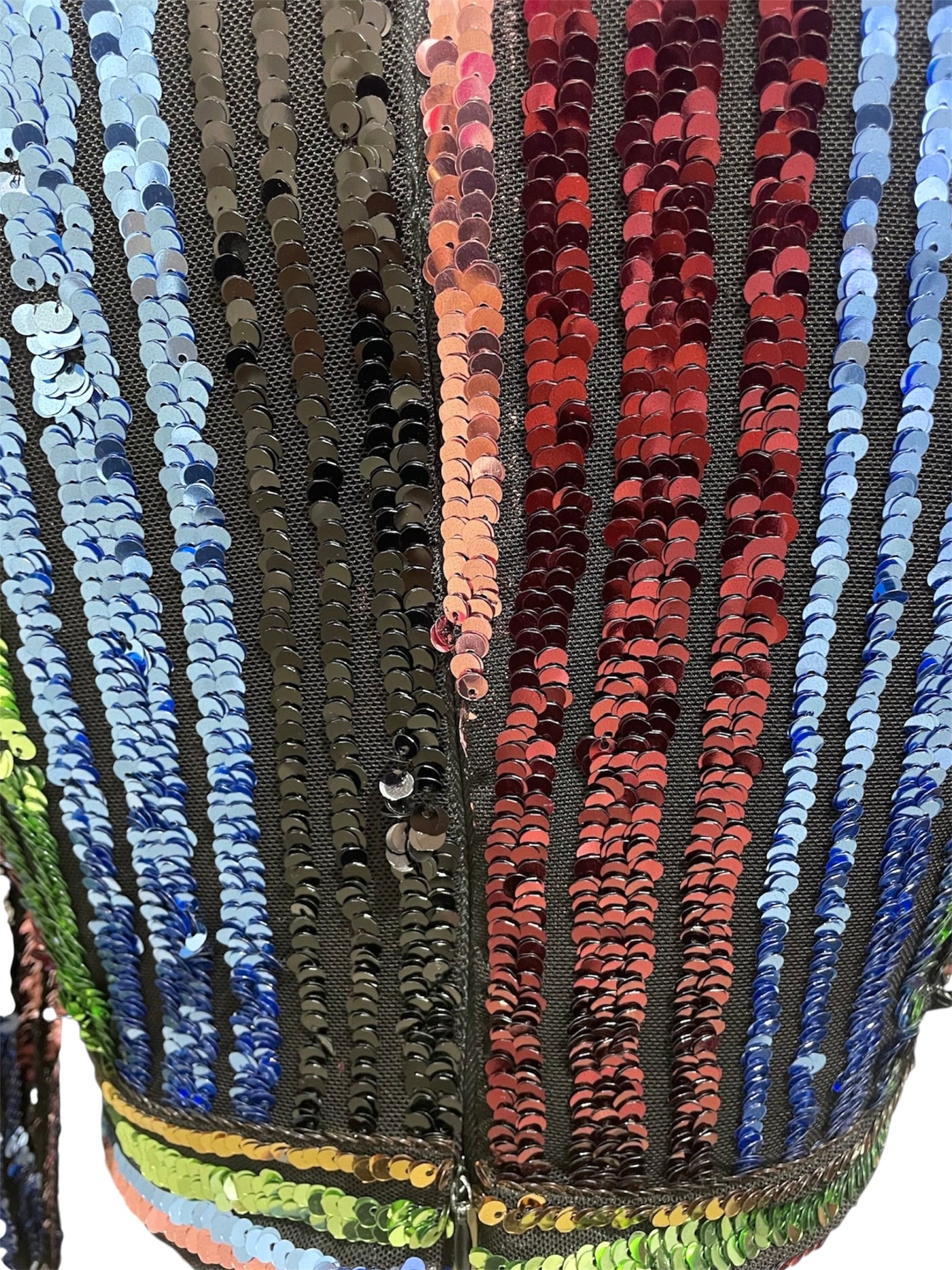 Blusa Lentejuelas Arcoíris Nocturno