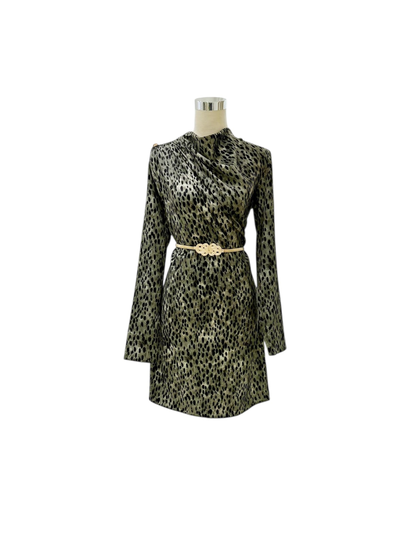 Vestido Verde Leopardo Selva Urbana