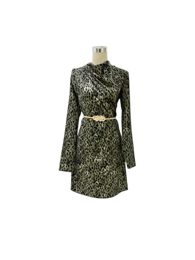 Vestido Verde Leopardo Selva Urbana