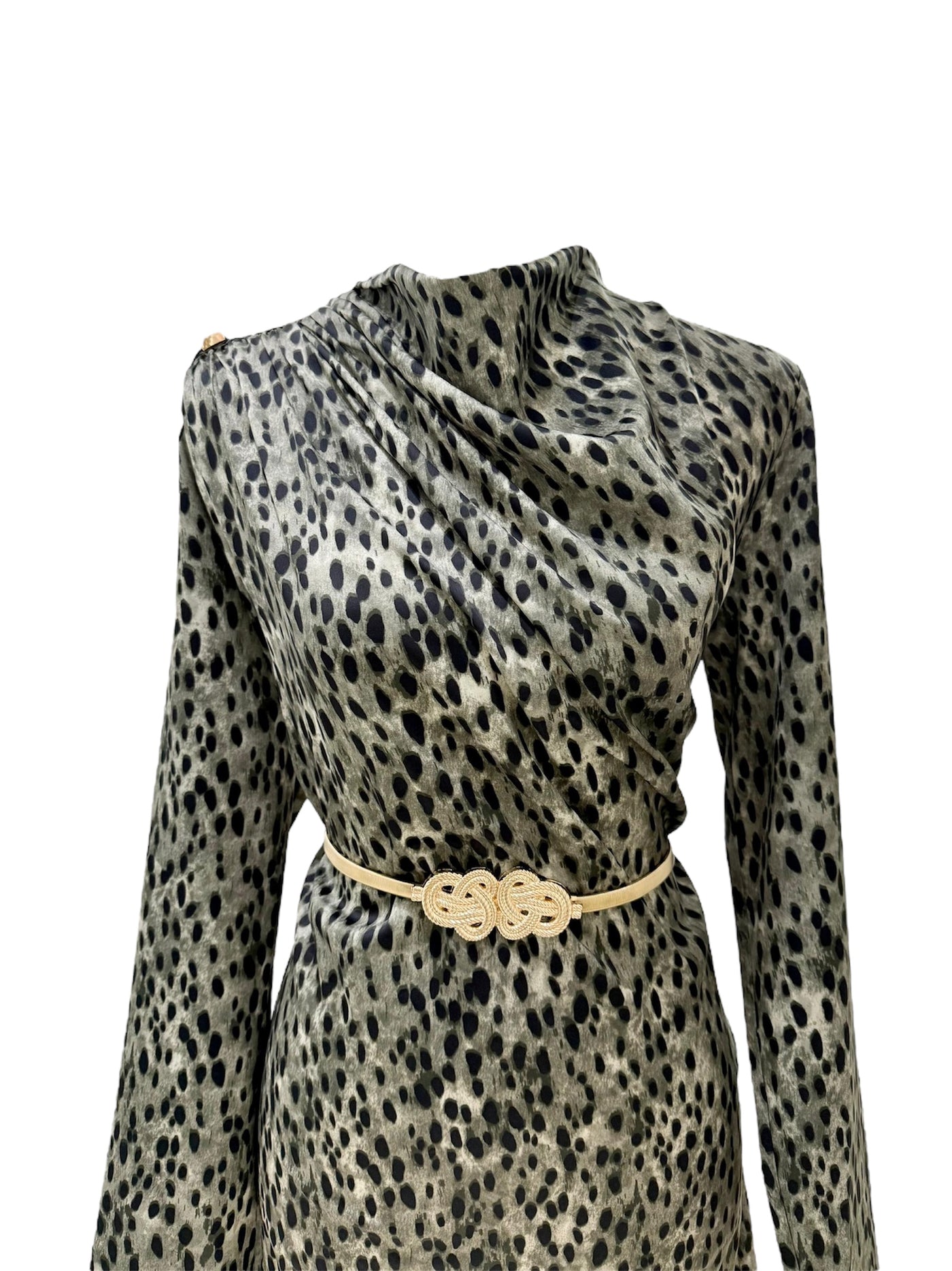 Vestido Verde Leopardo Selva Urbana