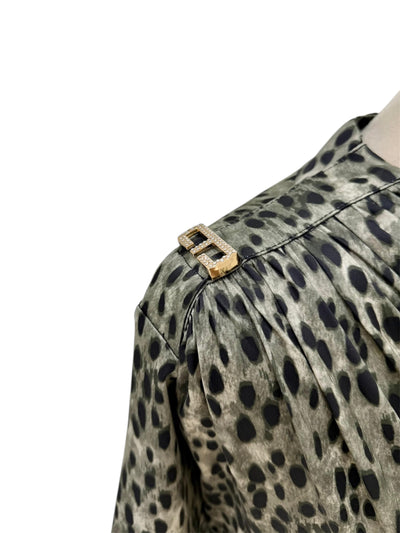 Vestido Verde Leopardo Selva Urbana