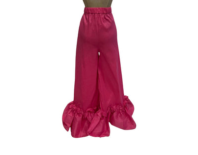 Pantalón Rosa Volumen Rosado