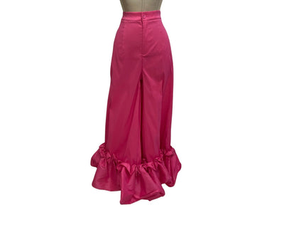 Pantalón Rosa Volumen Rosado