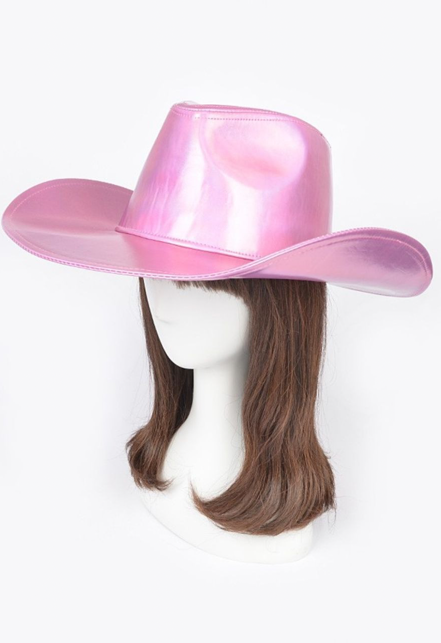 Sombrero Rosa Satinado Dulce Encanto