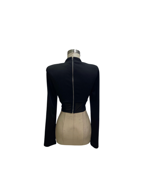 BLUSA CUELLO ALTO MISTERIO SOFISTICADO