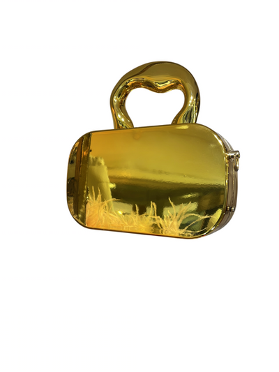 Cartera De Mano Destello de Oro