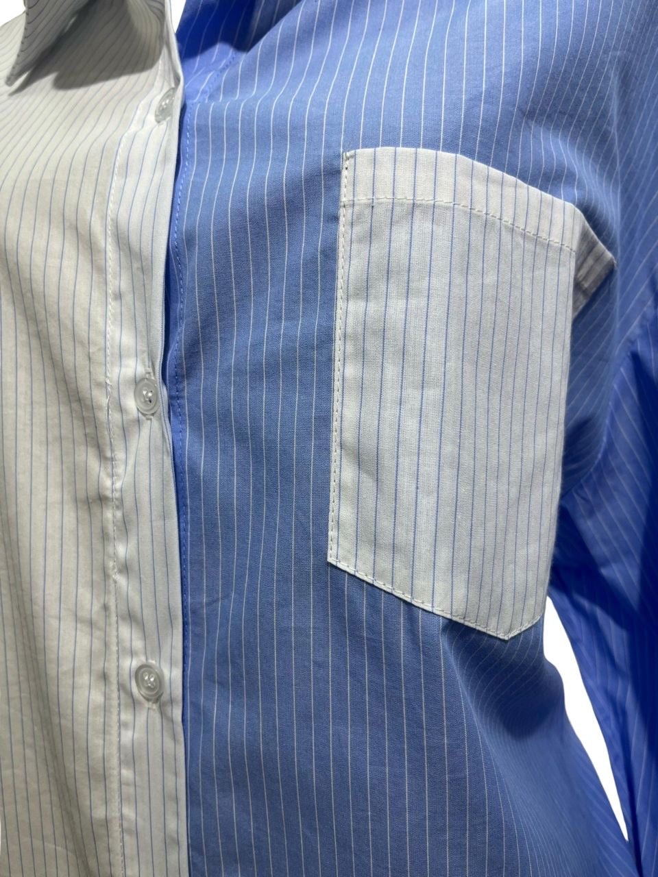 CAMISA DE RAYAS DUALIDAD MARINA