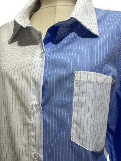 CAMISA DE RAYAS DUALIDAD MARINA