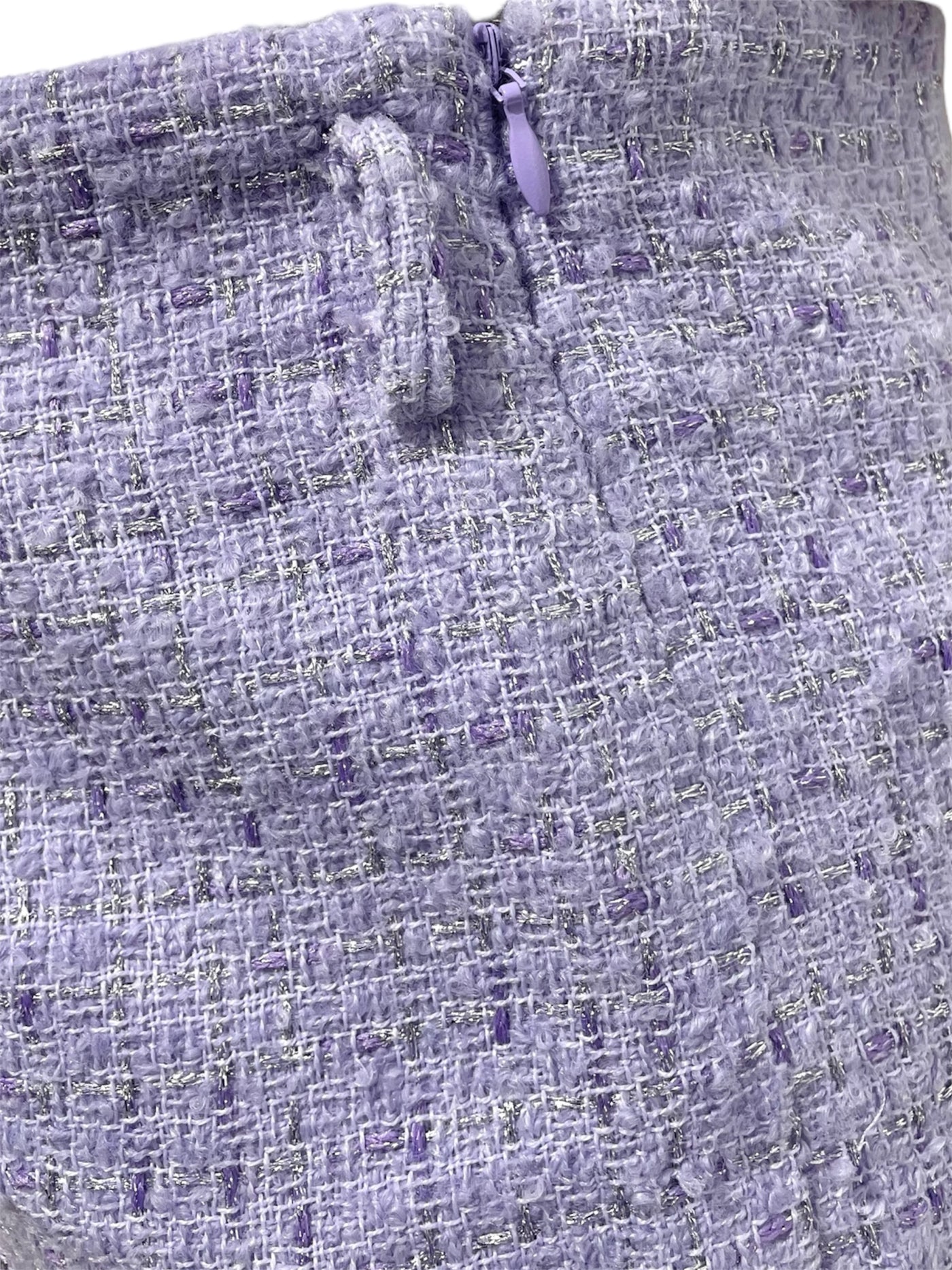 Set Morado Tweed Amatista Elegante
