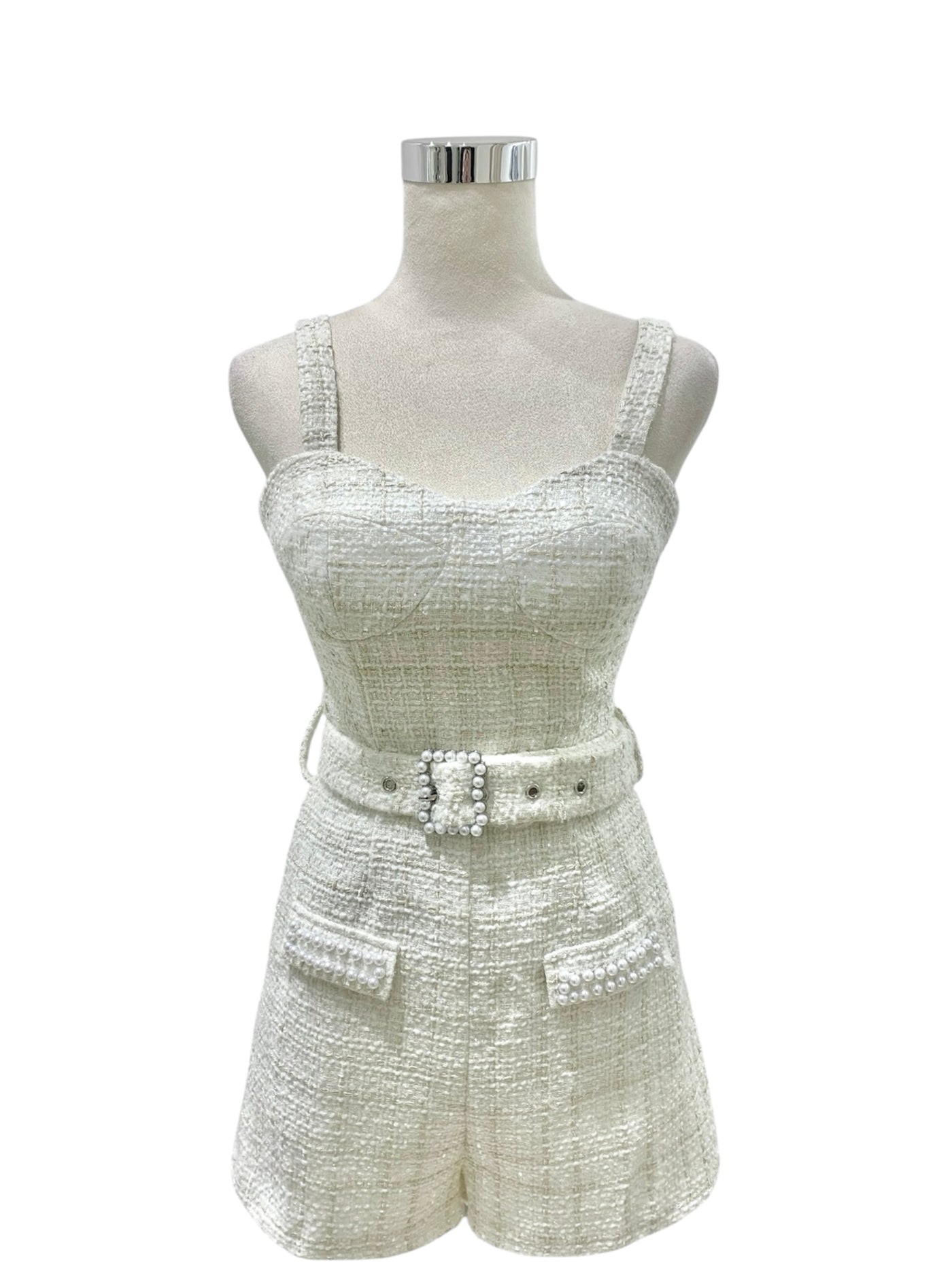 Braga Short Tweed Clásico